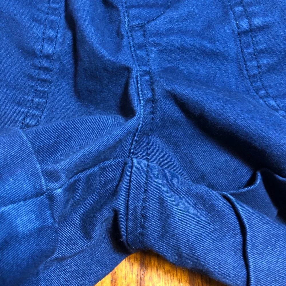 Old Navy rolled blue shorts